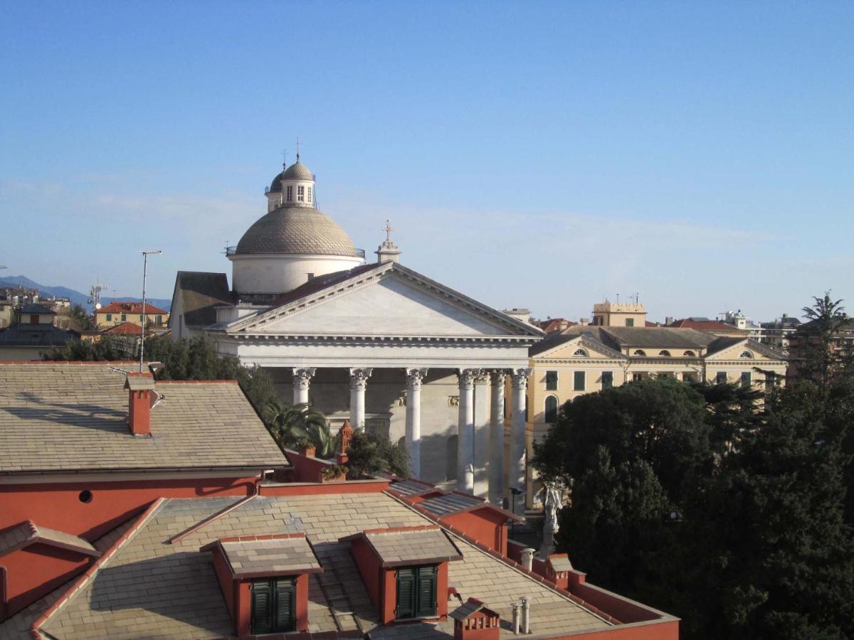 Апартаменты La Casa Della Cittadella Кьявари Экстерьер фото